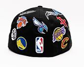 Kšiltovka New Era 59FIFTY NBA All Over Patch 5 NBA Black