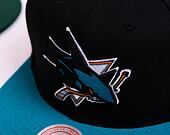 Kšiltovka Mitchell & Ness NHL Team 2 Tone 2.0 Snapback San Jose Sharks Black / Teal