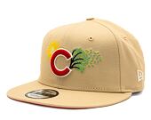 Kšiltovka New Era 9FIFTY MLB Summer Icon Chicago Cubs Retro - Oat Milk