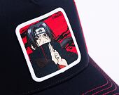 Kšiltovka Capslab Naruto Trucker - Itachi -Red / Navy