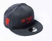 Kšiltovka New Era - 9FIFTY Chain Stitch - Manchester United FC - Grey Heather