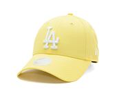 Dámská kšiltovka New Era - 9FORTY League Essential - LA Dodgers - Pastel Yellow / White