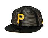 Kšiltovka New Era - 9FIFTY Embroidered Mesh - Pittsburgh Pirates - Black