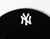 Dámský baret New Era - Wool Beret - NY Yankees - Black