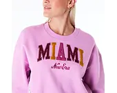 Dámská Mikina New Era - Crop Infill Crew - Pastel Pink / Pink