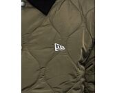 Bunda New Era - Quilted Coaches Jacket - New Olive / White