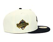 Kšiltovka New Era - 59FIFTY Contrast Pin - Toronto Blue Jays - Off White