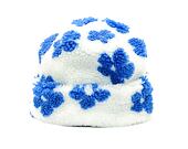 Kulich Kangol - Floral Fleece Beanie - White/Blue