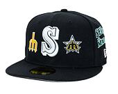 Kšiltovka New Era - 59FIFTY MLB Coops Patch - Seattle Mariners - Navy