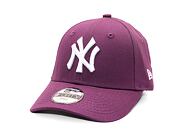 Dětská Kšiltovka New Era - 9FORTY Kids MLB League Essential - NY Yankees - Purple / White