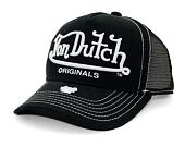 Kšiltovka Von Dutch - Trucker Riverside - Cotton Twill - Black/white