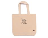 Taška New Era - MLB Cord Tote Bag - NY Yankees - Stone / Black