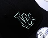 Kšiltovka New Era - MLB Team Outline 9FORTY - LA Dodgers - Black / Mint Green