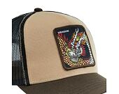 Kšiltovka Capslab - Trucker Dragon - Brown